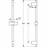 Штанга для душа IDEAL STANDARD Idealrain B9428AA